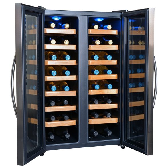 32 Bottle Dual Zone Thermoelectric Wine Cooler