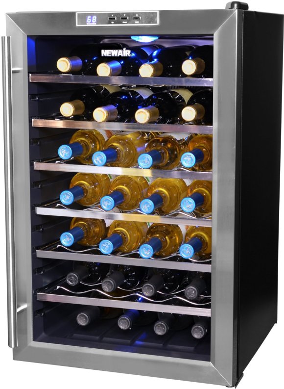 NewAir AW-281E 28 Bottle Thermoelectric Wine Cooler